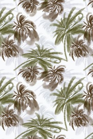 笔触印花华亿平台图片