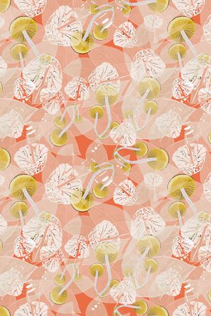 绿植树叶印花华亿平台图片