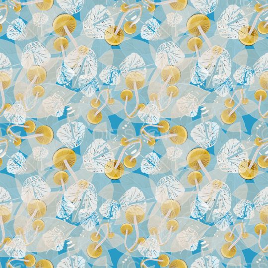 绿植树叶印花华亿平台图片