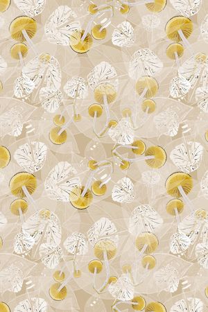 绿植树叶印花华亿平台图片