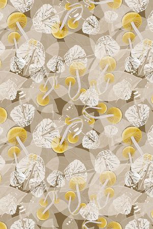 绿植树叶印花华亿平台图片