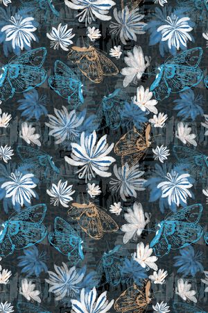 手绘印花华亿平台图片