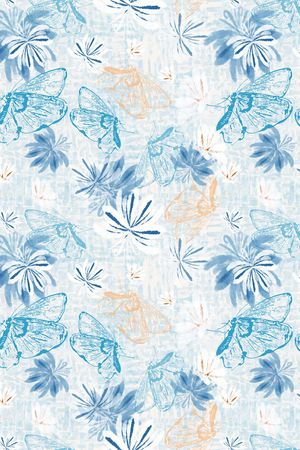 手绘印花华亿平台图片