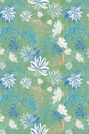 手绘印花华亿平台图片