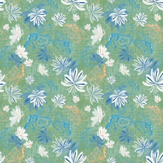 手绘印花华亿平台图片