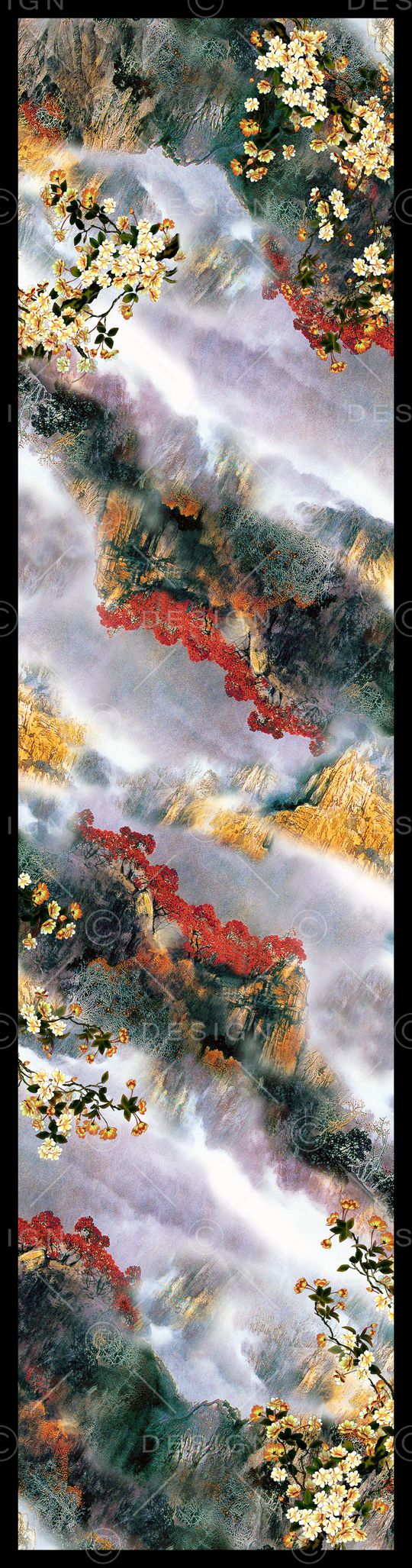 传统华亿平台印花华亿平台图片