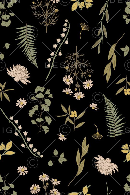 绿植树叶印花华亿平台图片