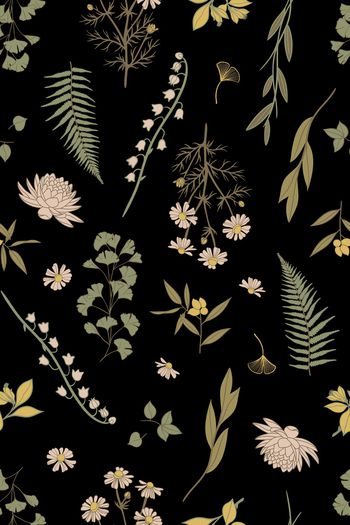 绿植树叶印花华亿平台图片