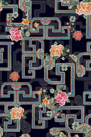 时尚印花华亿平台图片