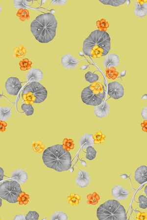 绿植树叶印花华亿平台图片