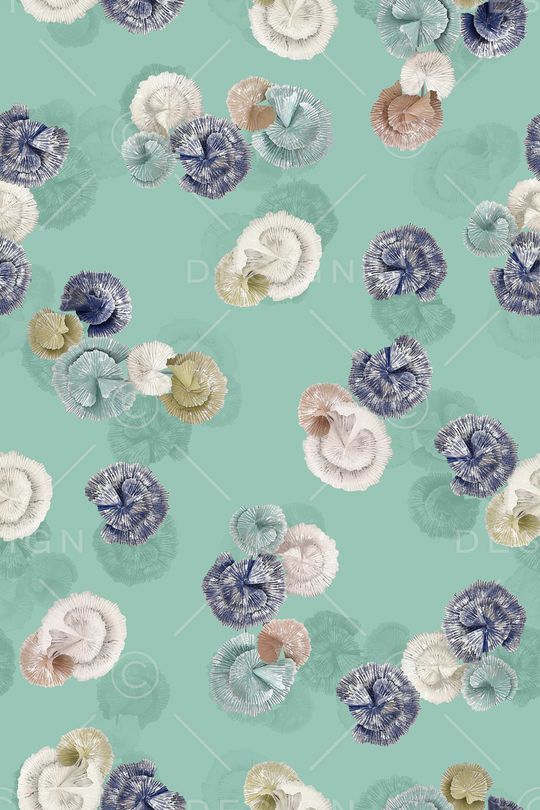 绿植树叶印花华亿平台图片