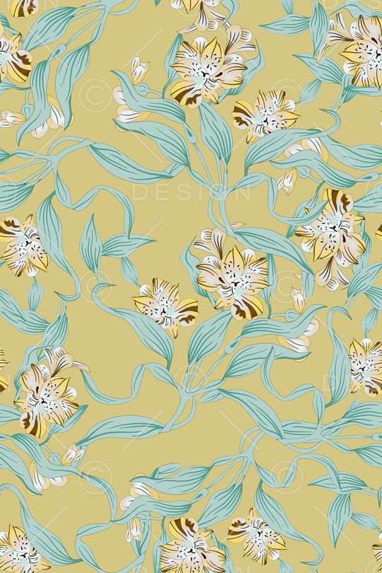 绿植树叶印花华亿平台图片