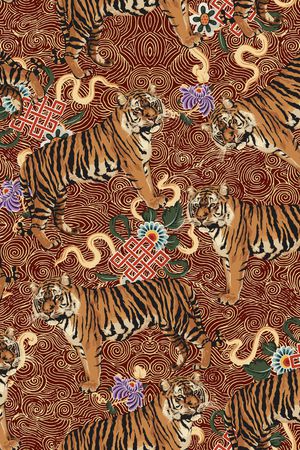 老虎印花华亿平台图片