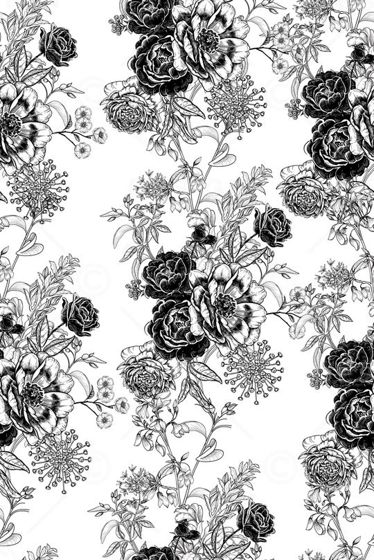 抽象花卉印花华亿平台图片