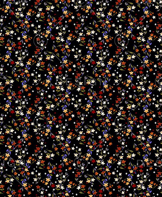 绿植树叶印花华亿平台图片