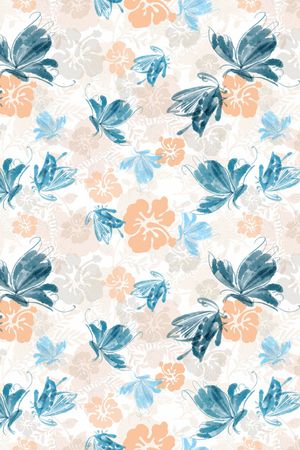 手绘印花华亿平台图片