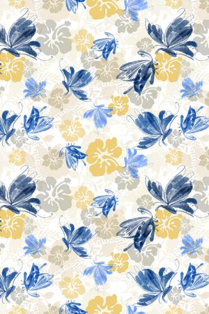 手绘印花华亿平台图片