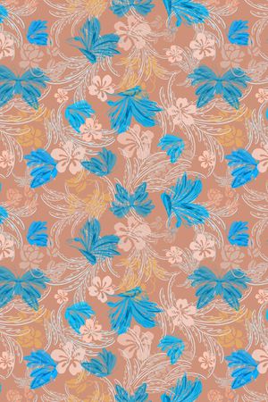 手绘印花华亿平台图片