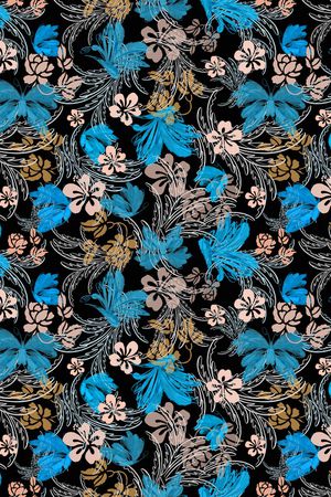 手绘印花华亿平台图片