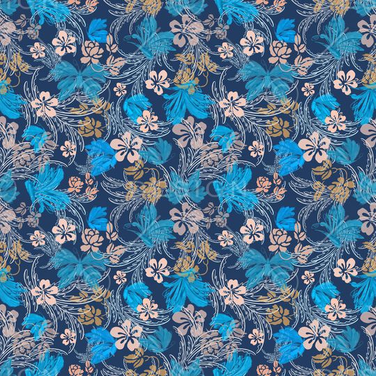 手绘印花华亿平台图片