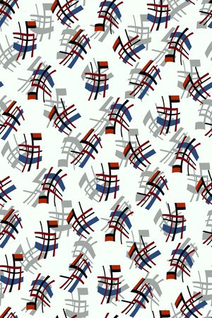 几何印花华亿平台图片