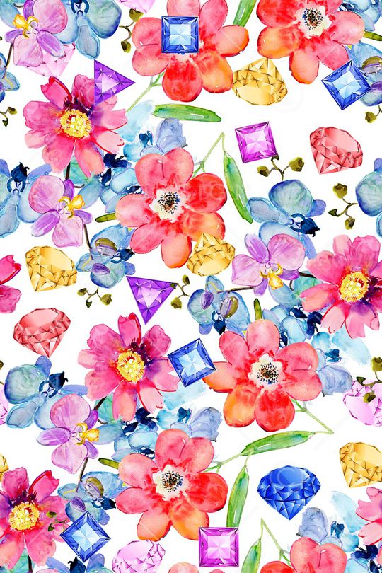 珠宝宝石印花华亿平台图片