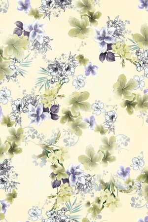 连衣裙印花华亿平台图片