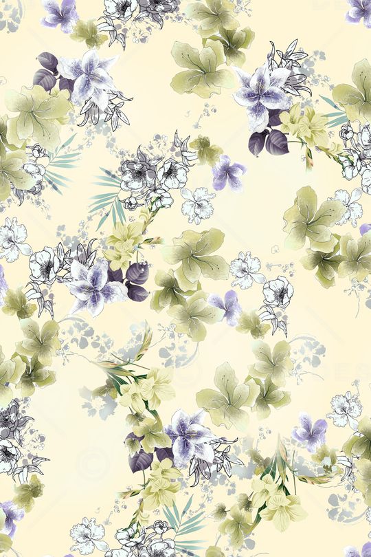 连衣裙印花华亿平台图片