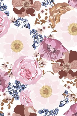 民族花卉印花华亿平台图片