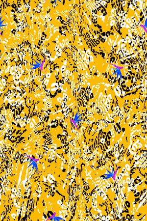 豹纹印花华亿平台图片