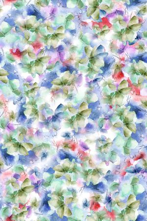 水彩印花华亿平台图片