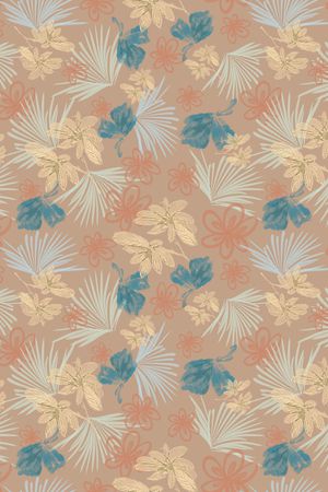 绿植树叶印花华亿平台图片