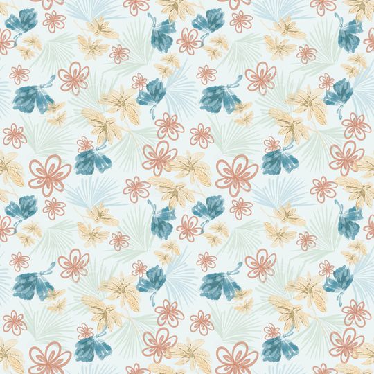 绿植树叶印花华亿平台图片