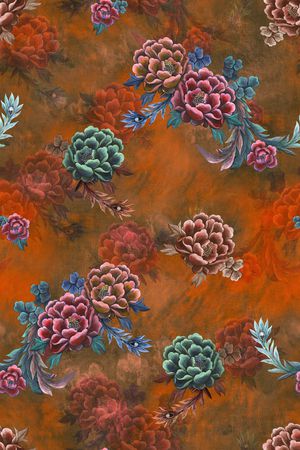 中老年印花华亿平台图片