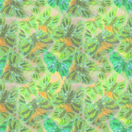 绿植树叶印花华亿平台图片