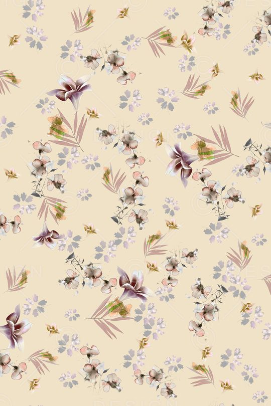 连衣裙印花华亿平台图片