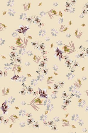 连衣裙印花华亿平台图片