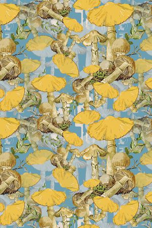 绿植树叶印花华亿平台图片