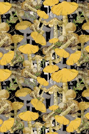 绿植树叶印花华亿平台图片