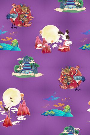 真丝印花华亿平台图片