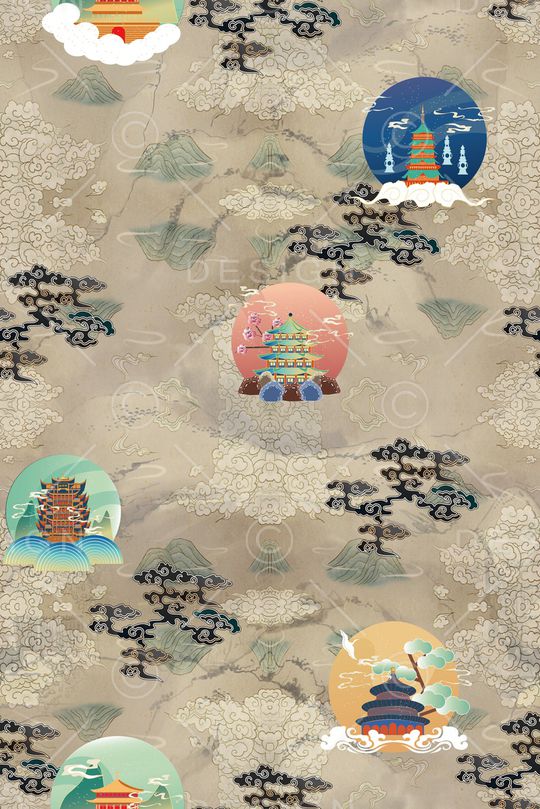 真丝印花华亿平台图片