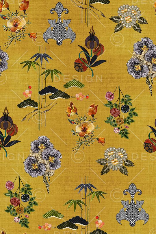 真丝印花华亿平台图片