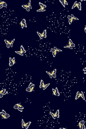 蓝色印花华亿平台图片