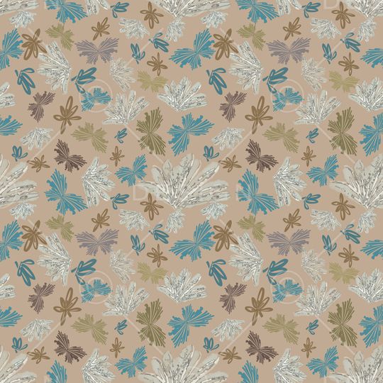 绿植树叶印花华亿平台图片