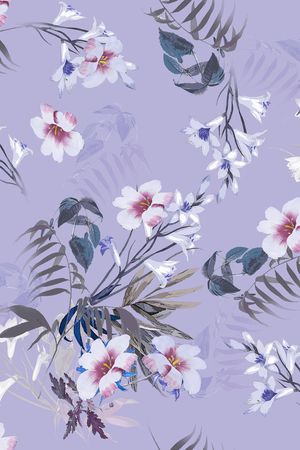 连衣裙印花华亿平台图片