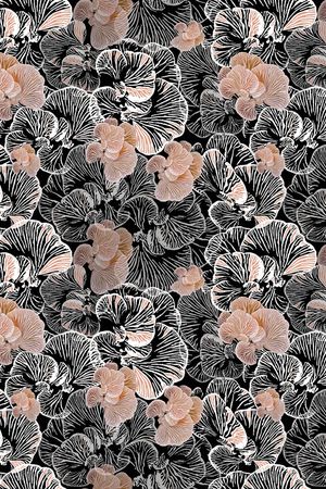 蘑菇印花华亿平台图片