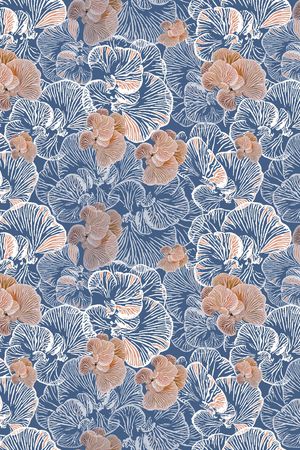 蘑菇印花华亿平台图片