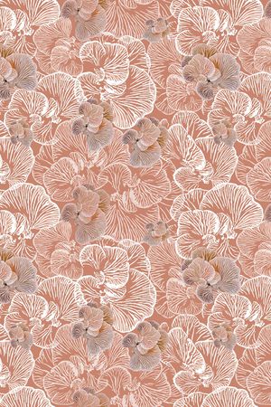 蘑菇印花华亿平台图片