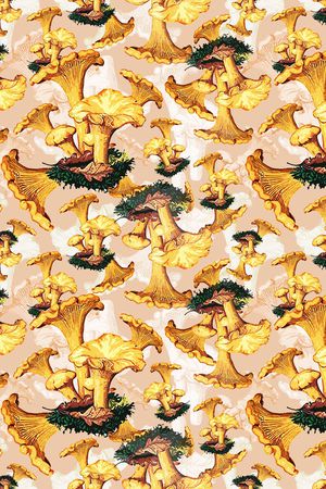 绿植树叶印花华亿平台图片