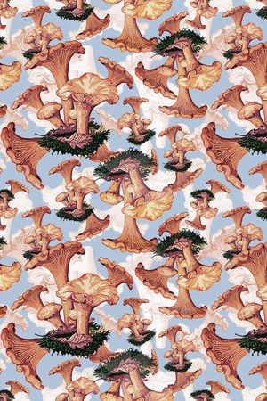 绿植树叶印花华亿平台图片